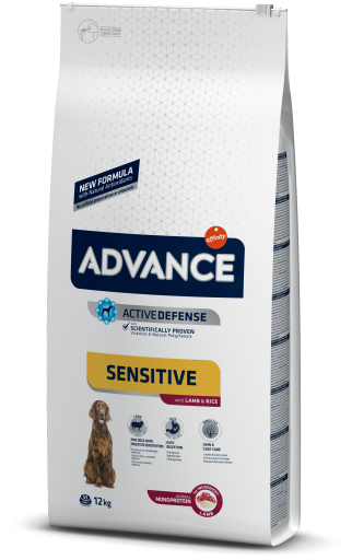 Advance Sensitive Snacks para perros con sensibilidad alimentaria PESO 150  gr