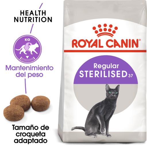 Sterilised 37 Pienso para Gato Adulto Esterilizado