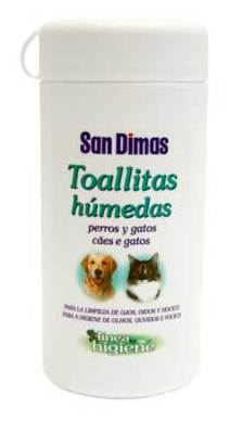 Toallitas higiénicas para perros y gatos Sano & bello higiene para