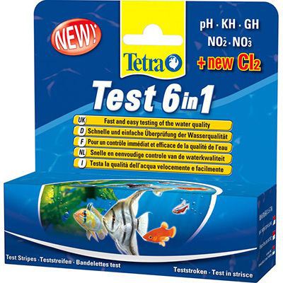 Tetra test de agua 6 en 1