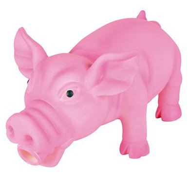 # 3 un Juguete portátil para gruñir Cerdos Resistente a los mordiscos con Sonidos de chillidos Que atraen a su Mascota Juguetes de látex para Cerdos 