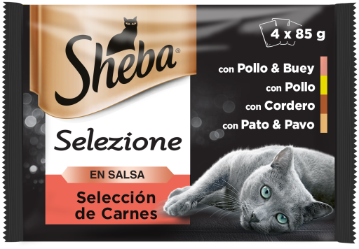 Selezione Comida Húmeda Gatos Multipack Selección de Carnes en Salsa