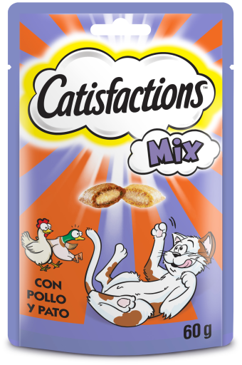 Premios para Gatos Sabor Mixto de Pollo y Pato