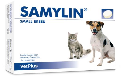 Samylin Protector Hep&aacute;tico para Perros Peque&ntilde;os y Gatos en Comprimidos
