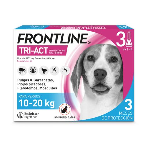 Pipetas Tri-Act Solucion Spot-On para Perros 10-20 Kg Pipetas Tri-Act Solucion Spot-On para Perros 10-20 Kg