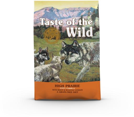 High Prairie Pienso con Bisonte y Venado Asado para Cachorros