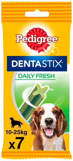 Dentastix Fresh Snack Dental Higiene Oral y Aliento de Perros Medianos