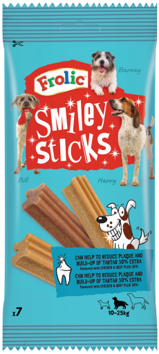 Smiley Sticks Dentales para Perros