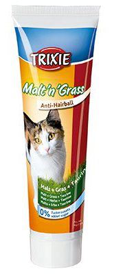 Malta para gatos Antibolas con hierba