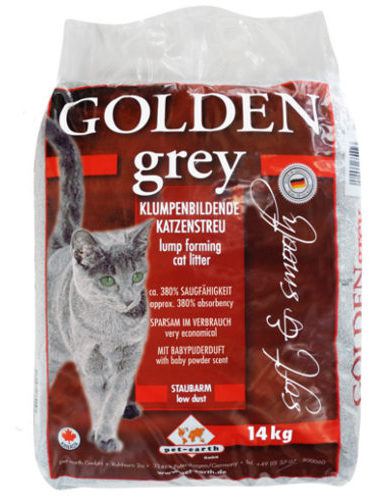 Golden Grey Arena Aglomerante para Gatos