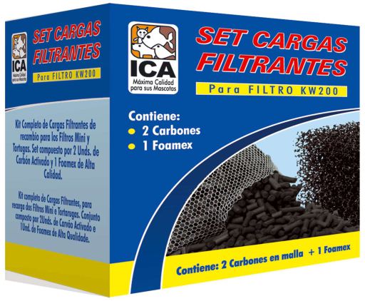 Set Carbón Un Foamex para Kw200 Set Carbón Un Foamex para Kw200