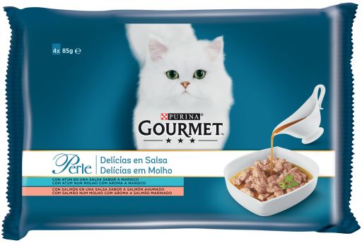 Perle Delicias en Salsa de Atún y Salmón Perle Delicias en Salsa de Atún y Salmón