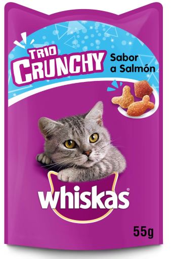 Trío Crunchy Premios para Gato Sabor Salmón