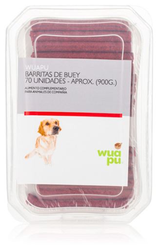 Barritas de Buey para Perros 70 Unidades Barritas de Buey para Perros 70 Unidades